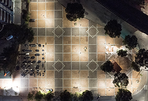 An urban lighting project in Rende. The Commenda district.