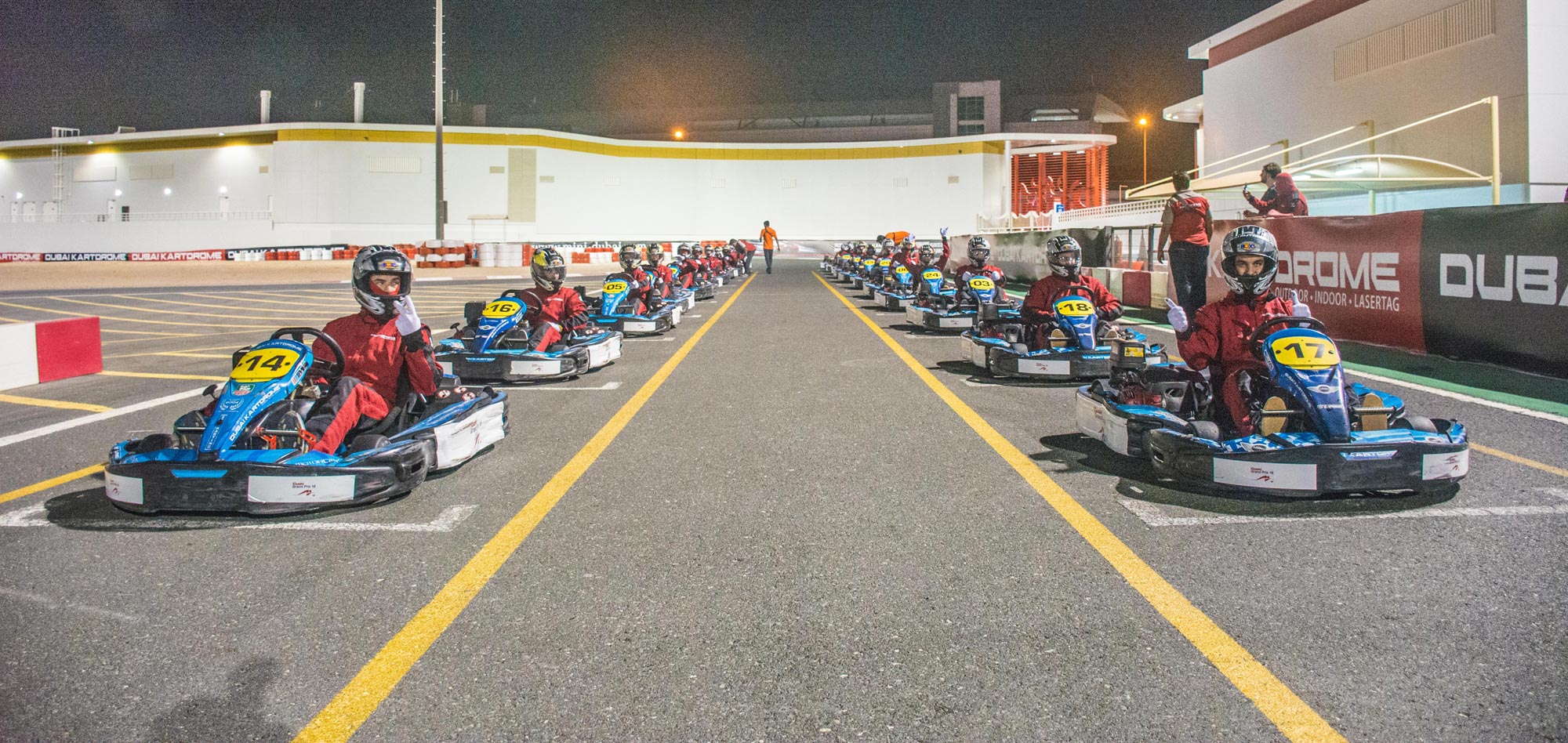 Outdoor Kartdrome in Dubai on Wednesday 9th November