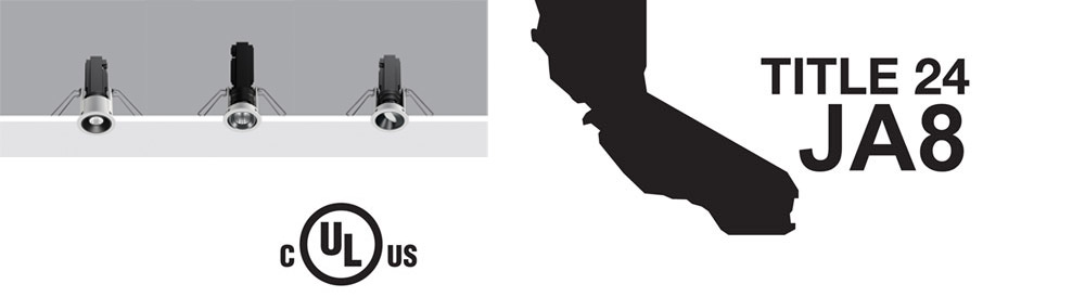 Laser Ø 1½" (Ø 38mm) is Title 24 / JA8 Certified