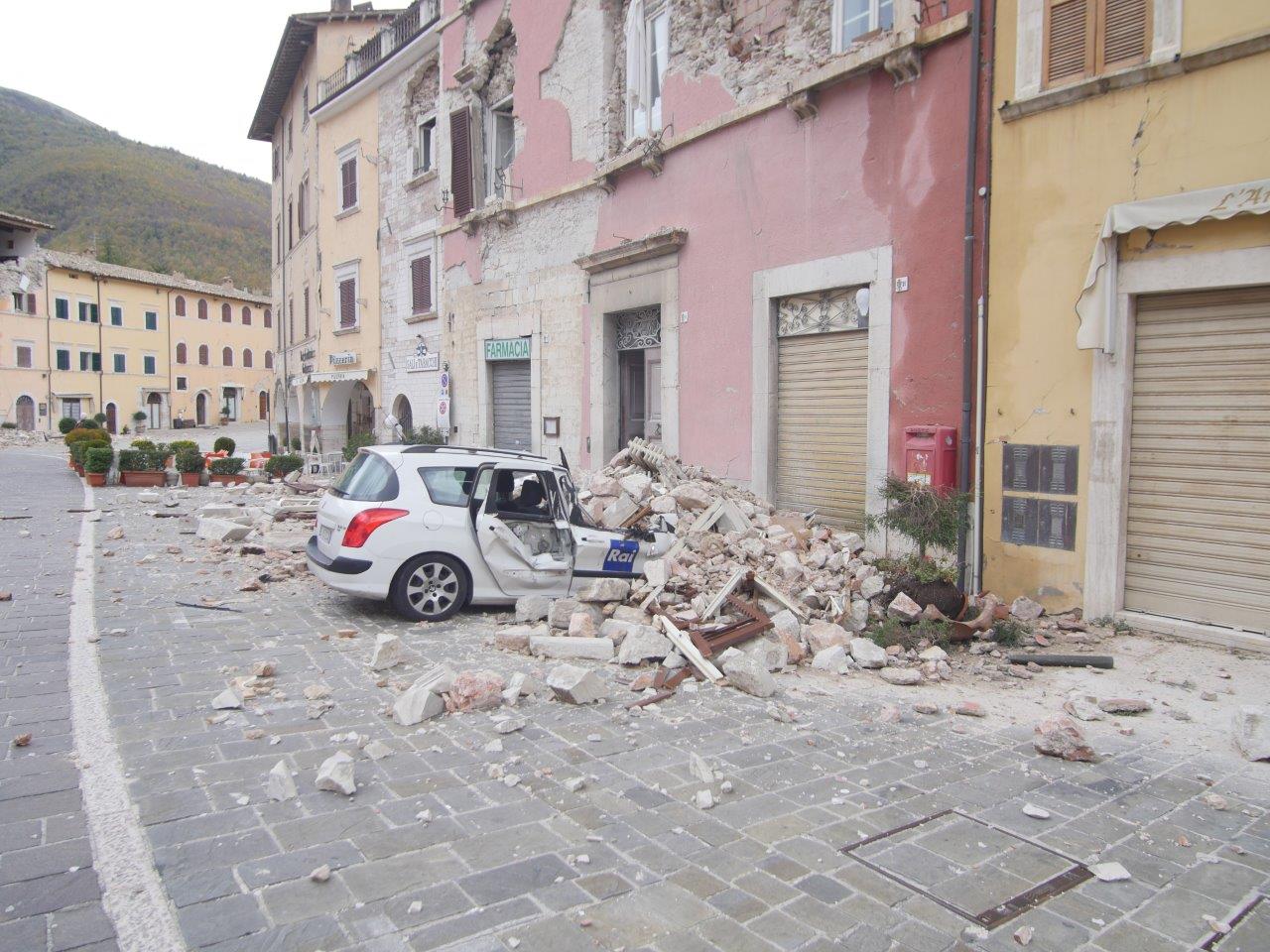 Visso after the earthquake