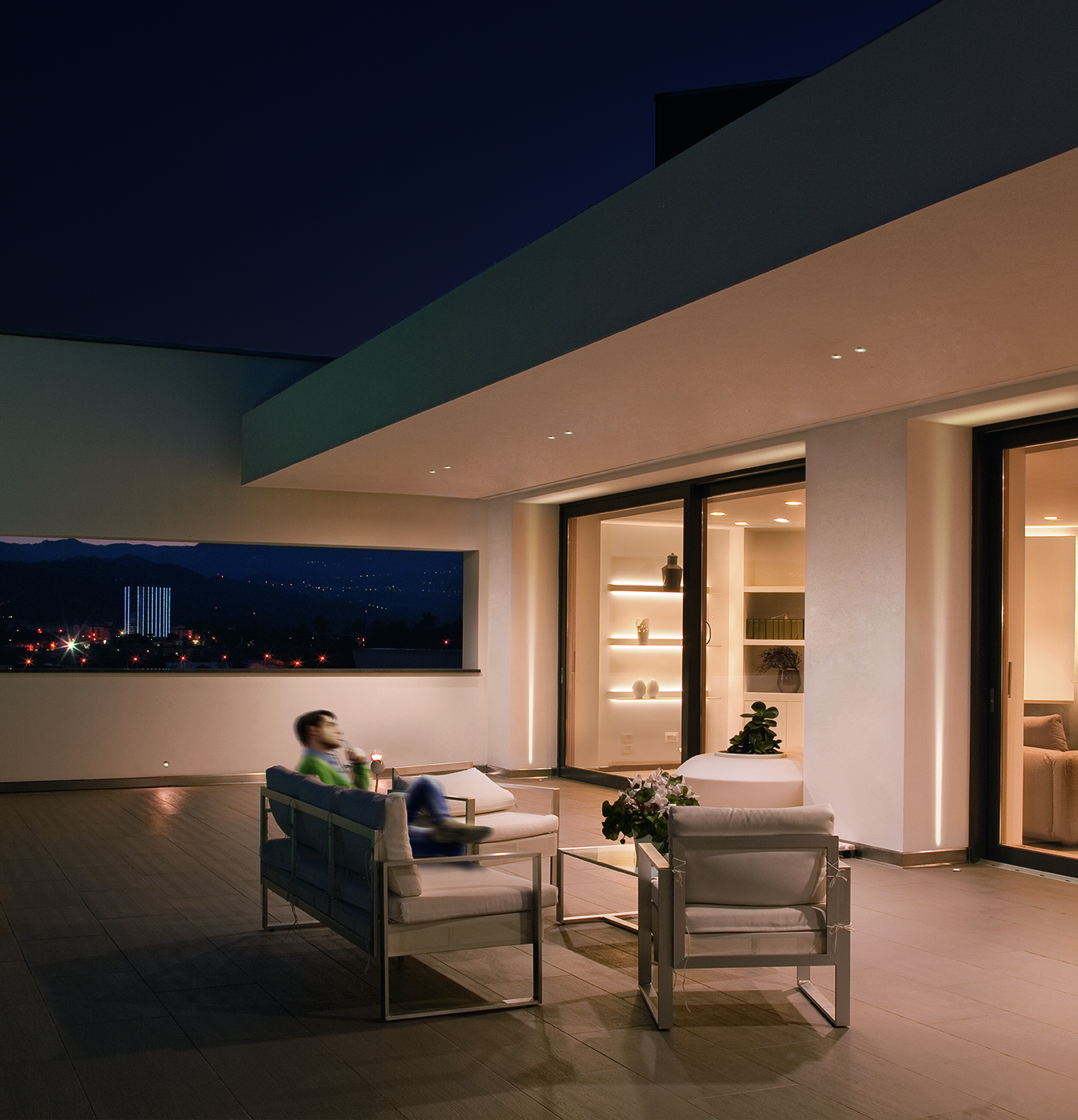 Light Up Orbit - body in stainless steel