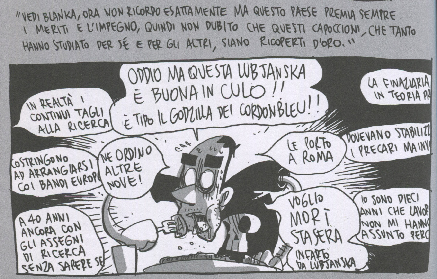 Zerocalcare tells the story of advanced light sources