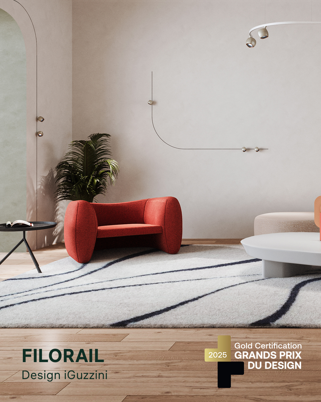 Grand Prix du Design 2025 Features iGuzzini&#39;s Filorail, Trick Emotion and Allure