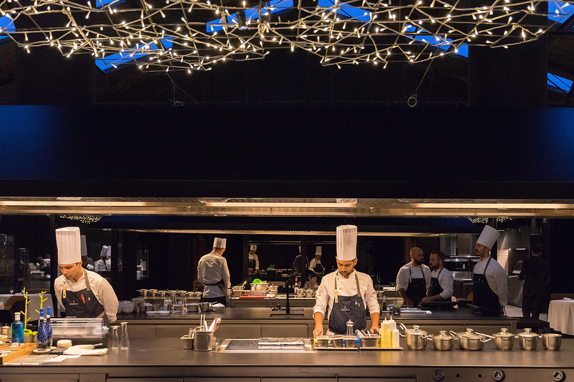 “We would like to light every dish in a different way.”