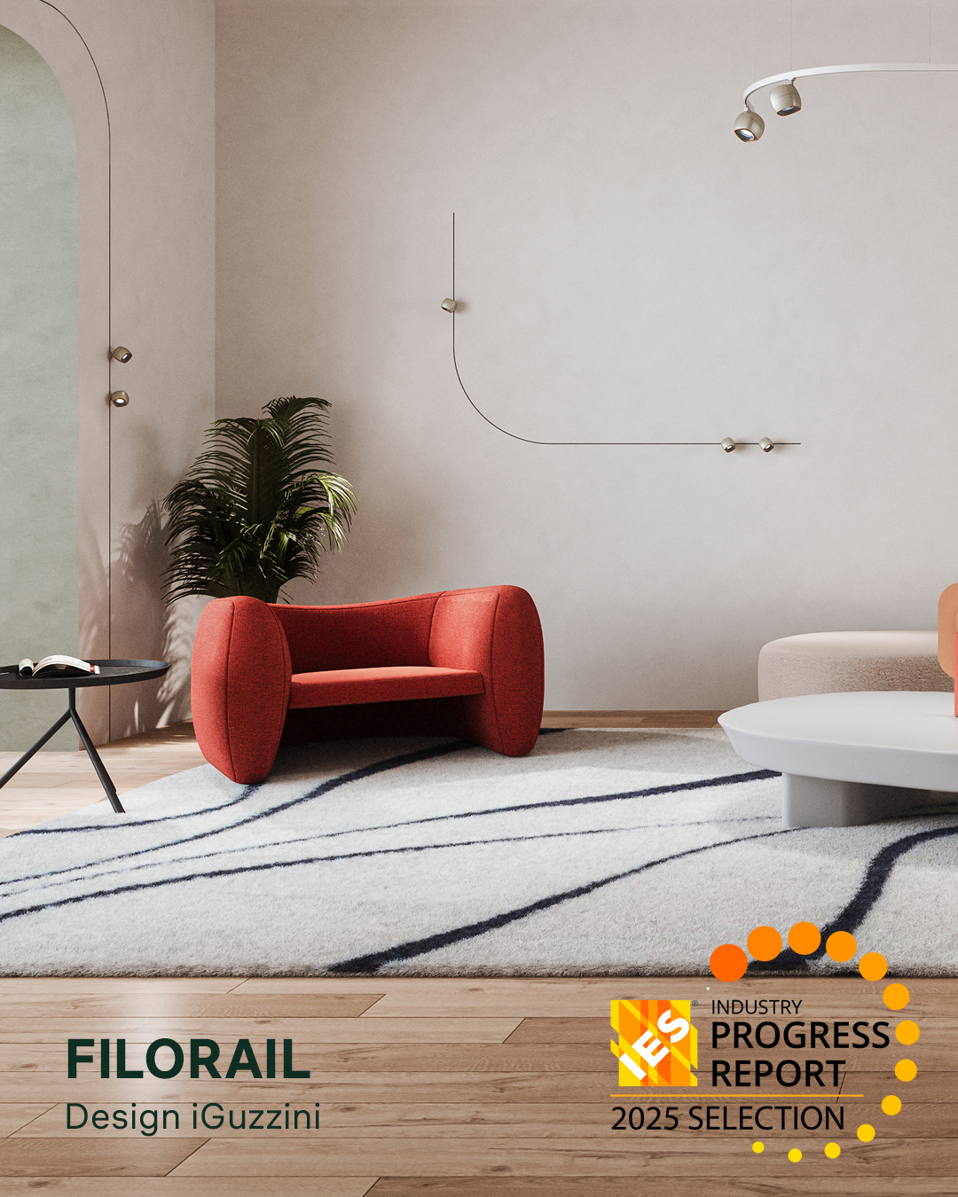 IES Progress Report 2025 Features iGuzzini&#39;s Filorail and Trick Emotion