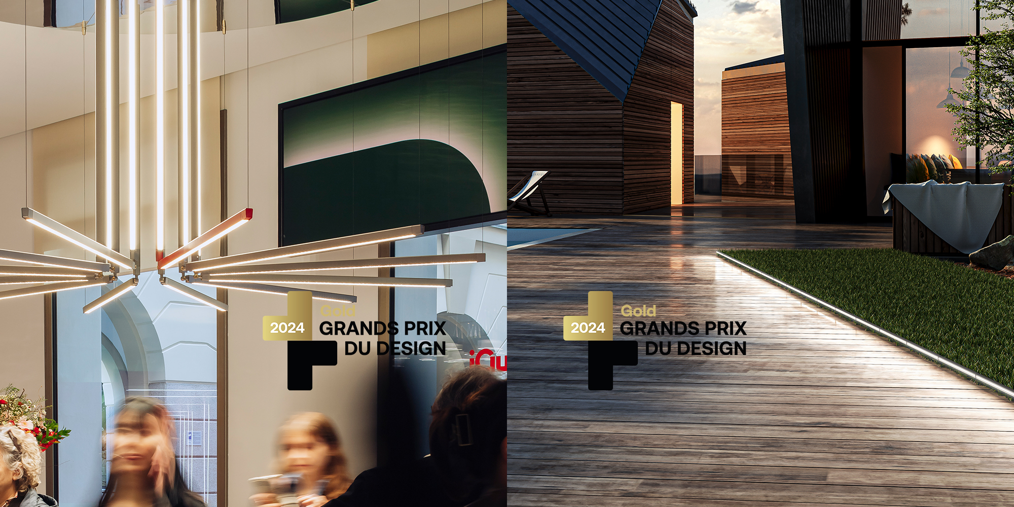 iGuzzini Earns Two Gold Certifications at the 2024 GRANDS PRIX DU DESIGN