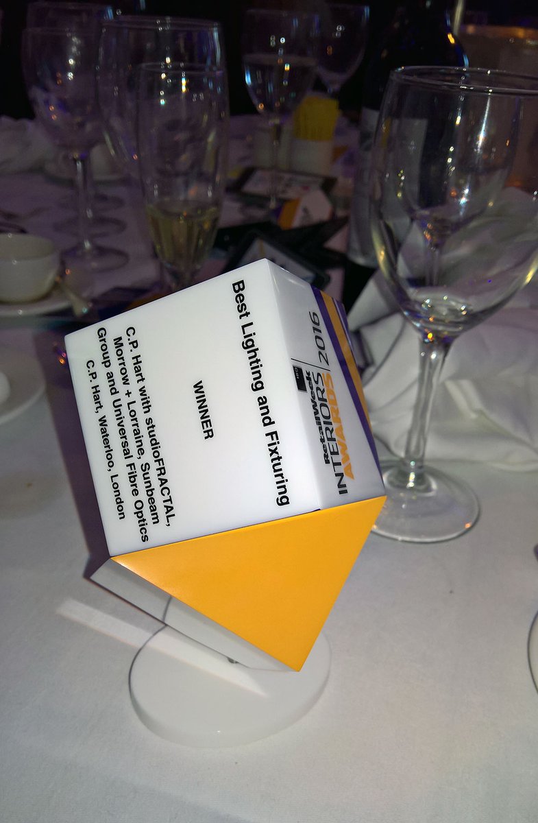 The Best Lighting and Fixturing 2016 Award