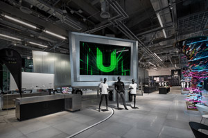 A Sign of Light for the UPAR shop in Shenzhen